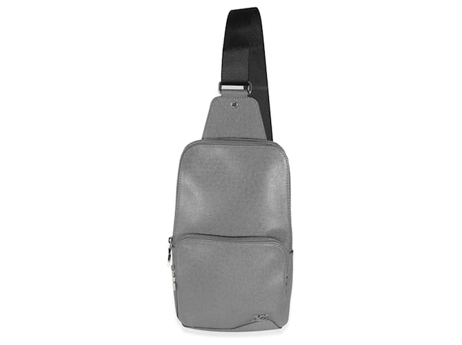 Louis Vuitton Grey Taiga Avenue Sling Bag Leather  ref.1215458
