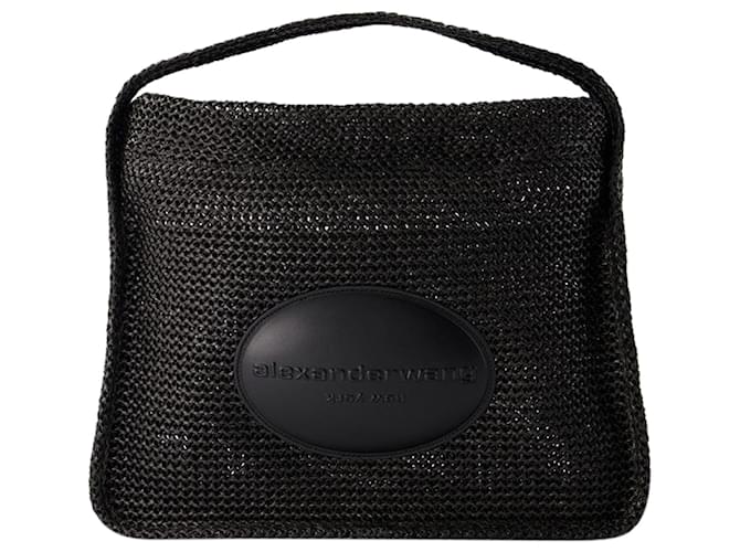 Ryan Large Shoulder Bag - Alexander Wang - Leather - Black  ref.1215466