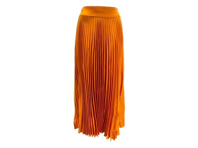 ALEXANDRE VAUTHIER  Skirts T.International S Silk Orange  ref.1215578