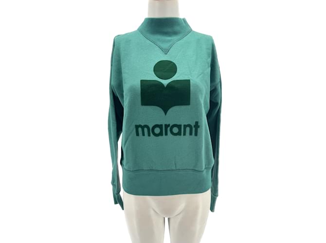 ISABEL MARANT ETOILE  Knitwear T.fr 34 cotton Turquoise  ref.1215580