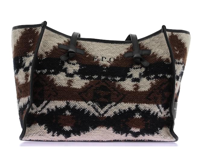 GIANNI CHIARINI  Handbags T.  Wool Brown  ref.1215607