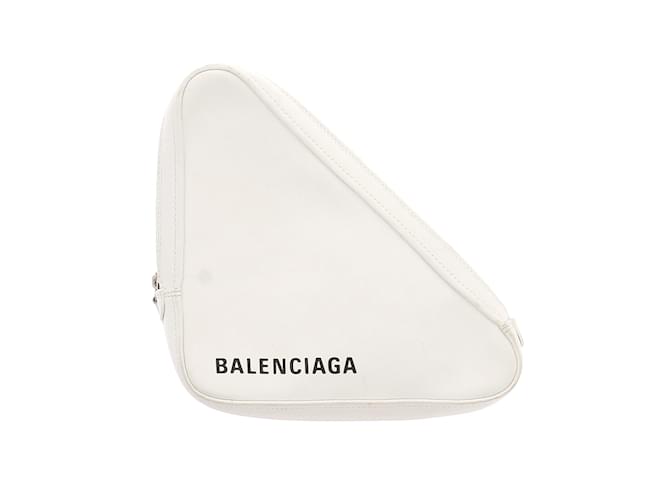 BALENCIAGA  Clutch bags T.  leather White  ref.1215609