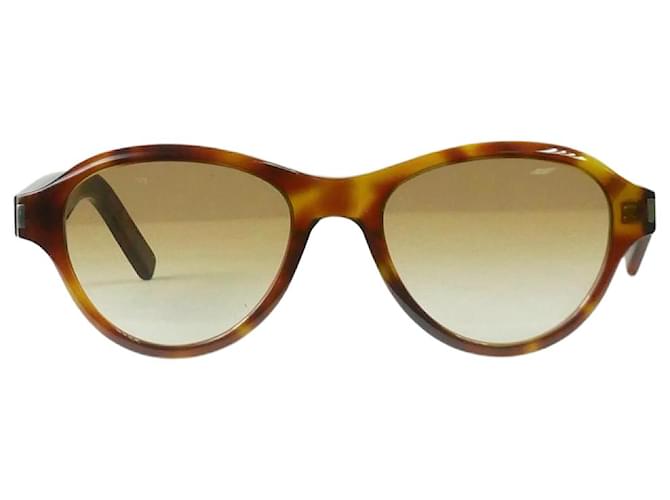 Saint Laurent Lunettes de soleil marron Sunset en écaille de tortue Acetate  ref.1215645