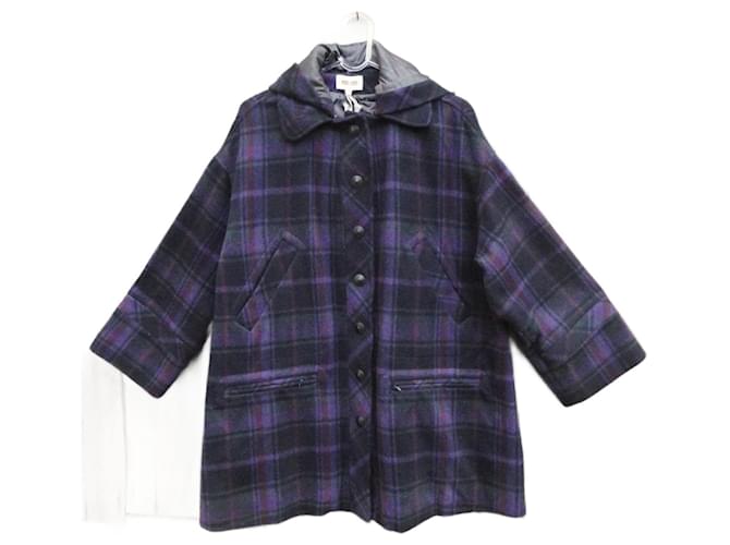 Kenzo coat size S Dark purple Wool  ref.1215700