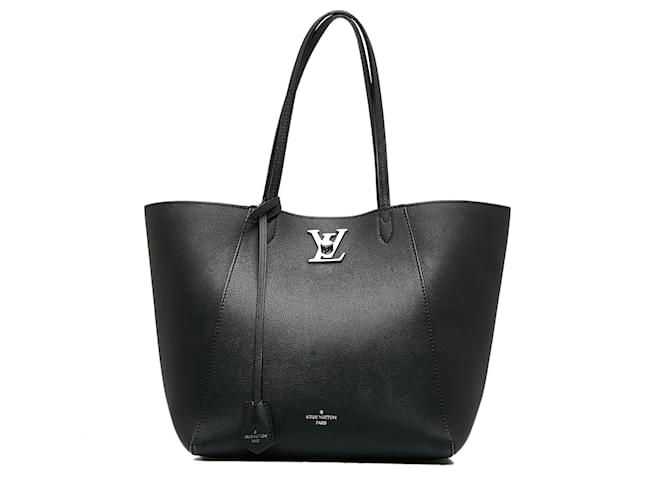 Twist Louis Vuitton Black Lockme Cabas Leather Pony-style calfskin  ref.1215733
