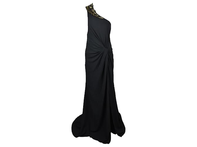 Roberto Cavalli Dresses Black Silk  ref.1215785