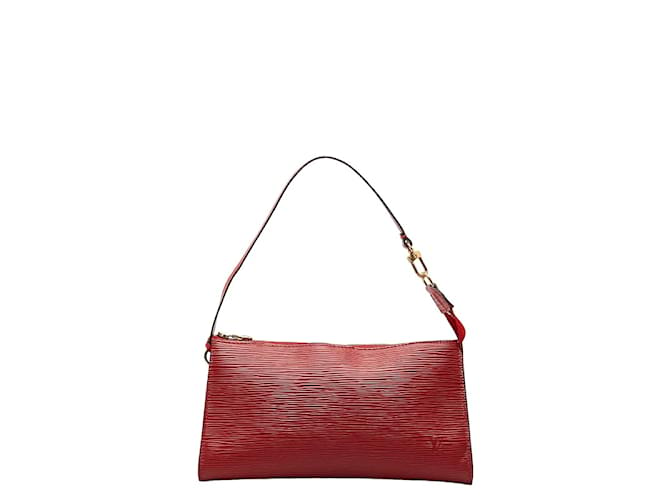 Louis Vuitton Epi Pochette Accessoire M40776 Red Leather Pony-style calfskin  ref.1215801