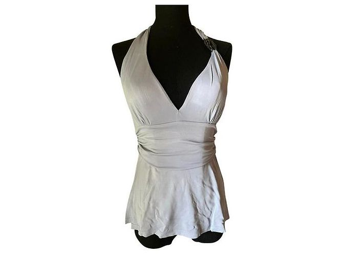 Wunderschönes hellviolettes GUESS MARCIANO-Top mit Tendenz zu Flieder Lavendel