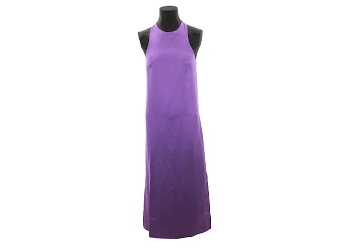 Autre Marque Vestido de seda Púrpura  ref.1216076
