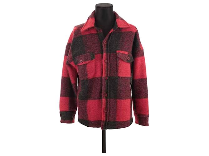 Anine Bing Wolljacke Rot Wolle  ref.1216079