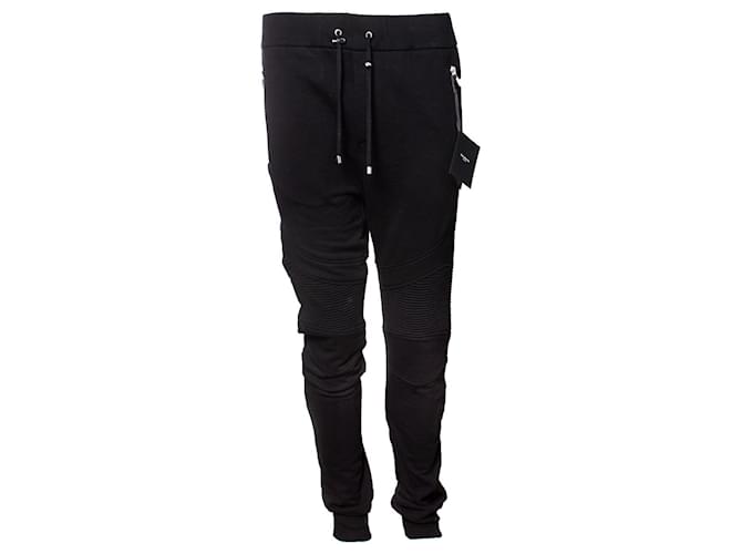 Balmain Balmaın, Black jogging pants Cotton  ref.1216151