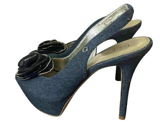 GUESS blue denim sandals n. 38  ref.1216157