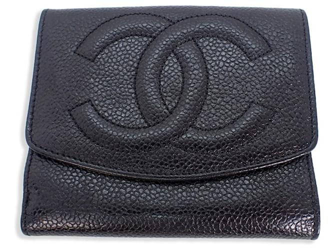 Chanel Black Leather  ref.1216186