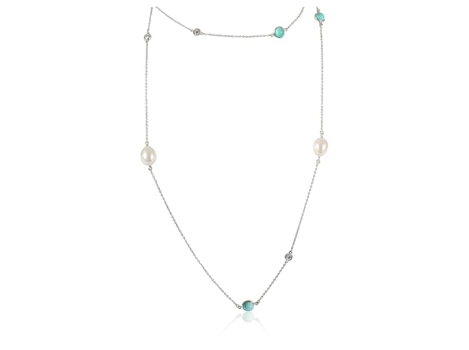 TIFFANY & CO. Collana Elsa Peretti Color by the Yard Sprinkle in argento 0.2 ctw  ref.1216227