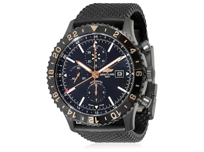 Breitling Chronoliner Edizione Las Vegas M24310 Orologio Da Uomo In Acciaio Nero  ref.1216243