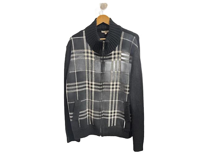 BURBERRY  Knitwear & sweatshirts T.International XL Wool Black  ref.1216280