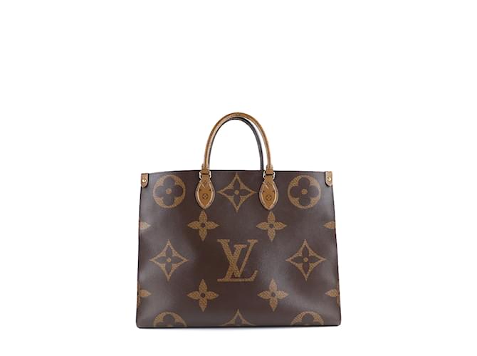 Onthego LOUIS VUITTON  Handbags T.  leather Brown  ref.1216401