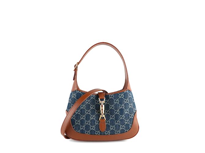 GUCCI  Handbags T.  leather Navy blue  ref.1216408