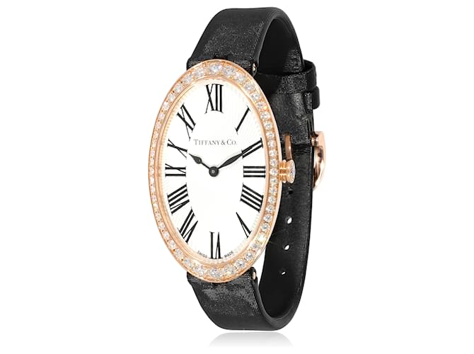 TIFFANY & CO. cocktail 2-Hand 60558272 Unisex Watch In 18kt rose gold Pink gold  ref.1216430