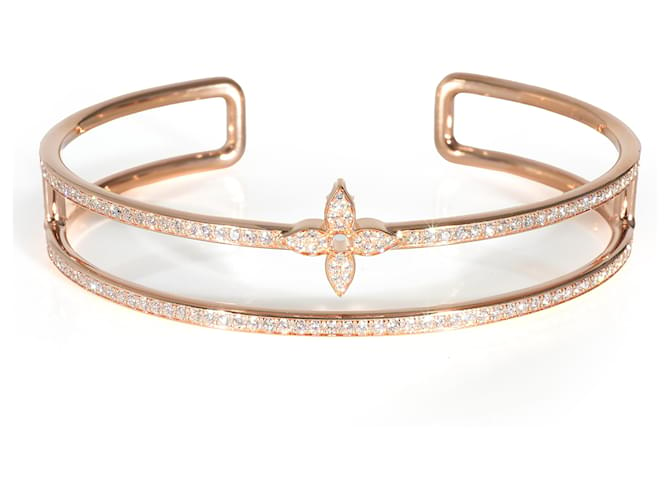 Pulsera Louis Vuitton Idylle Blossom con diamantes en 18k oro rosa 1.17 por cierto  ref.1216447