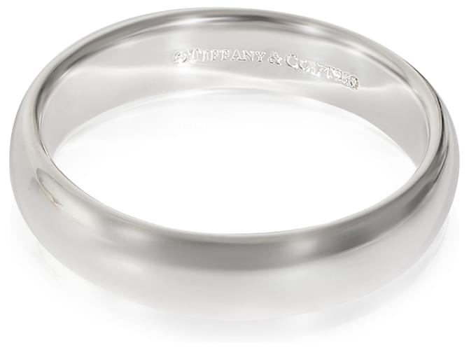 TIFFANY & CO. Matrimonio Tiffany per sempre 4.5 mm Cinturino in platino, Size 8  ref.1216465