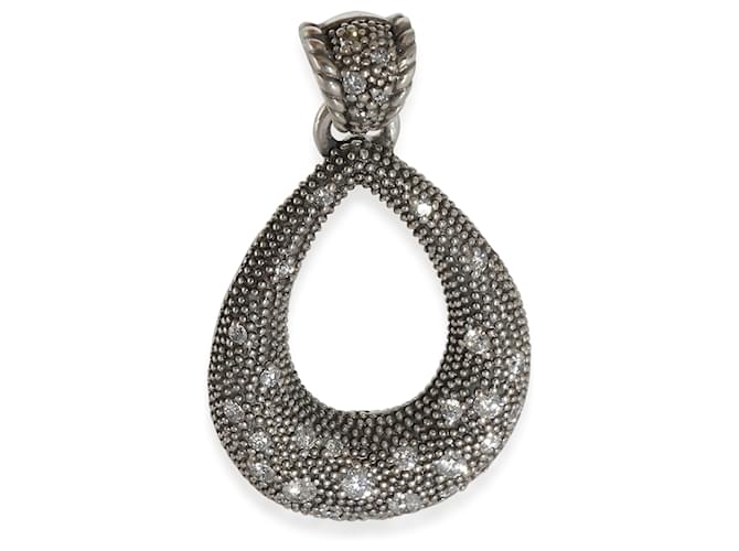 Colgante de diamantes Melange de medianoche de David Yurman en plata de ley 0.56 por cierto  ref.1216539