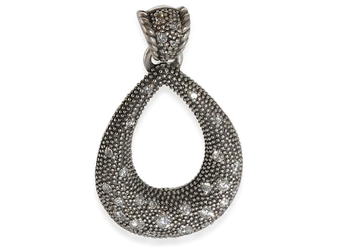 David Yurman Midnight Melange  Diamond Pendant in Sterling Silver 0.56 ctw  ref.1216539