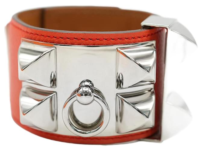 Hermès Collier de Chien Capucines Bracelet Palladium Plated  ref.1216552