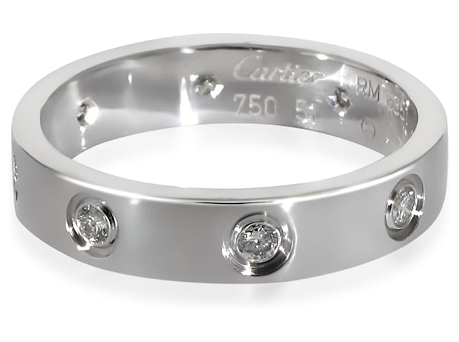 Cartier Love Diamant-Ehering in 18Weißgold 0.19 ctw  ref.1216571