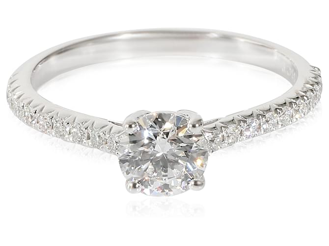 TIFFANY & CO. Bague de fiançailles diamant Tiffany Novo en platine 0.69 ctw  ref.1216607