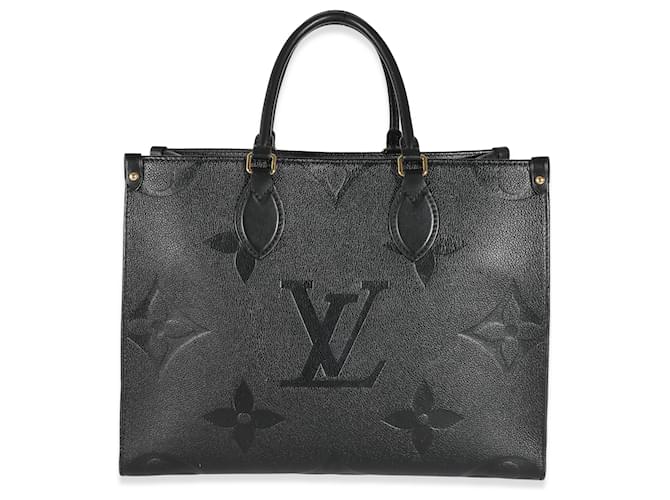 Louis Vuitton Black Empreinte Onthego MM Leather  ref.1216610