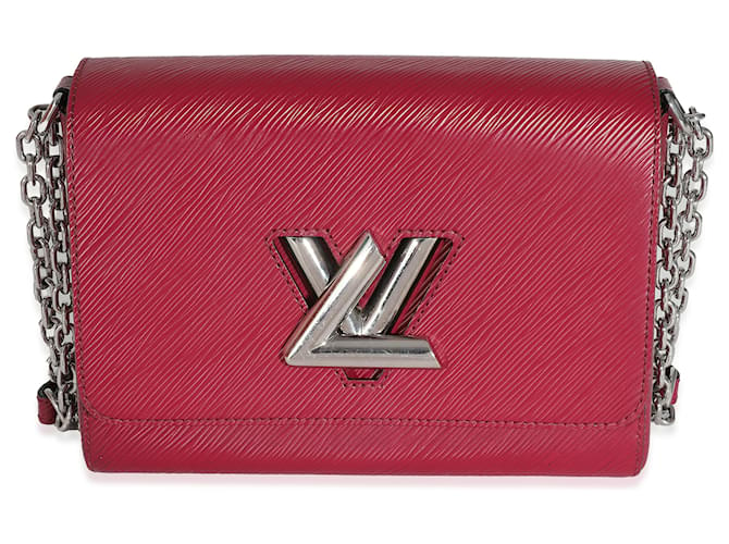 Louis Vuitton Fuchsia Epi Twist MM Red Leather  ref.1216703