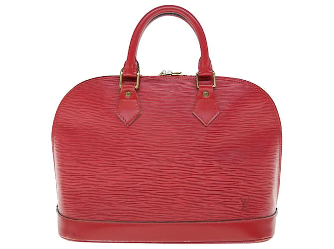 Louis Vuitton Alma Red Cloth  ref.1216806