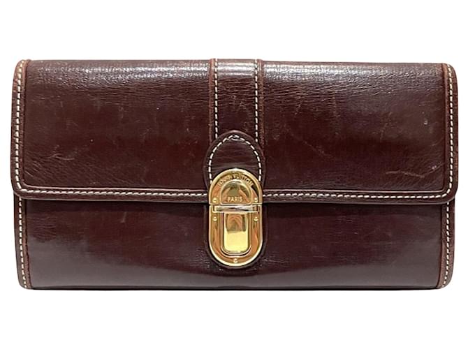 Louis Vuitton Sarah Brown Leather  ref.1216807