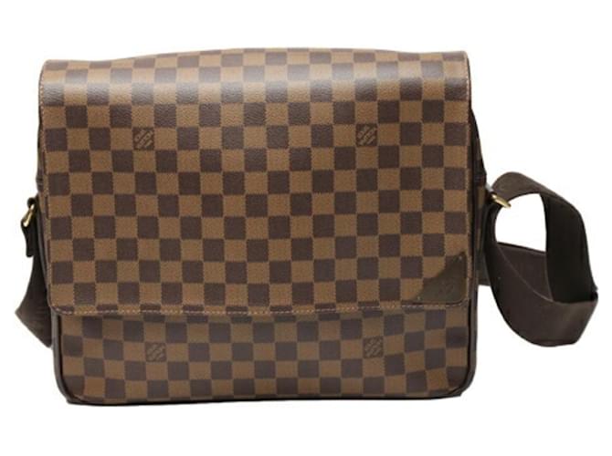 Louis Vuitton Shelton Brown Cloth  ref.1217139