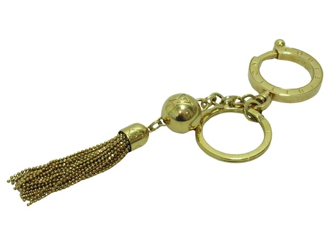 Louis Vuitton keyring Golden Metal  ref.1217187