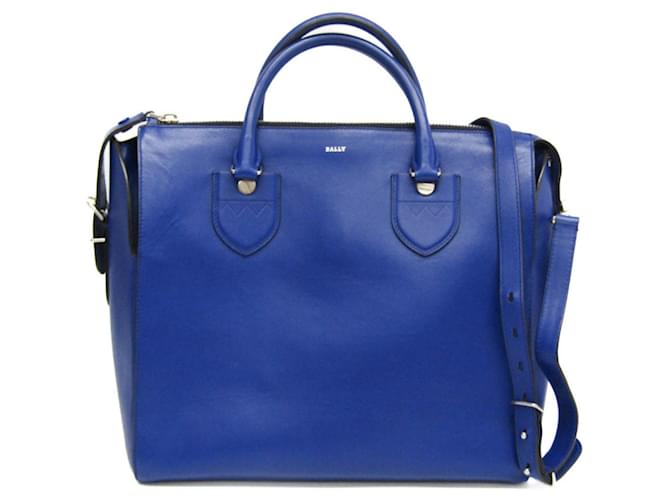 Bally -- Blue Leather  ref.1217445