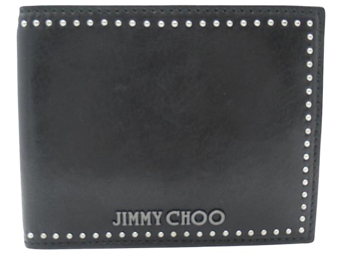 Jimmy Choo Schwarz Leder  ref.1217495