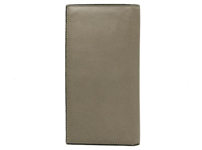 VALEXTRA Grey Leather  ref.1217502