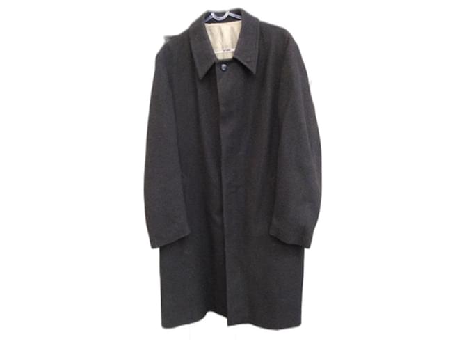Autre Marque Vintage West of England coat size XL Dark brown Wool  ref.1217574