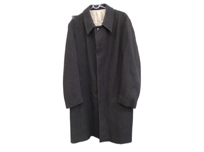 Autre Marque Vintage West of England coat size XL Dark brown Wool  ref.1217574
