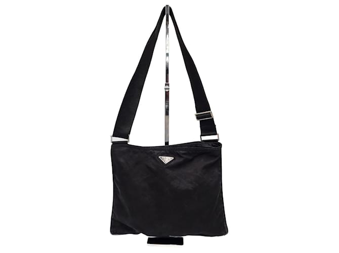 Prada Tessuto Nylon Crossbody Bag Black  ref.1217577