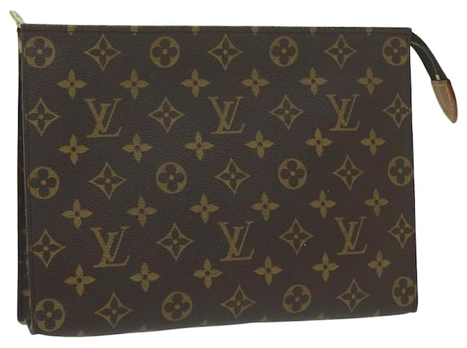 Louis Vuitton Monogram Poche Toilette 26 Pouch M47542 LV Auth ki3999 Cloth  ref.1217737