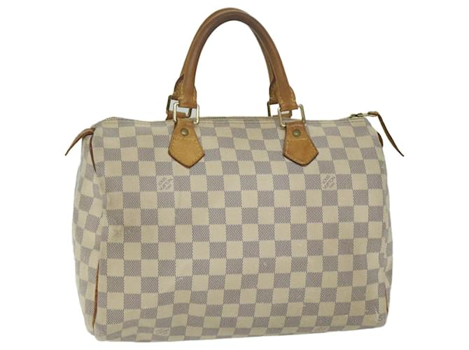 Louis Vuitton Damier Azur Speedy 30 Hand Bag N41533 LV Auth 63199  ref.1217745