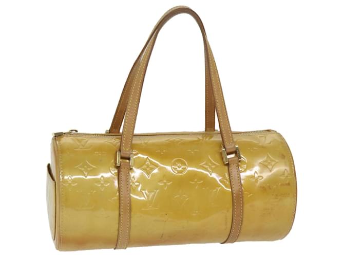 LOUIS VUITTON Monogram Vernis Bedford Hand Bag Beige M91006 LV Auth 63581 Patent leather  ref.1217748