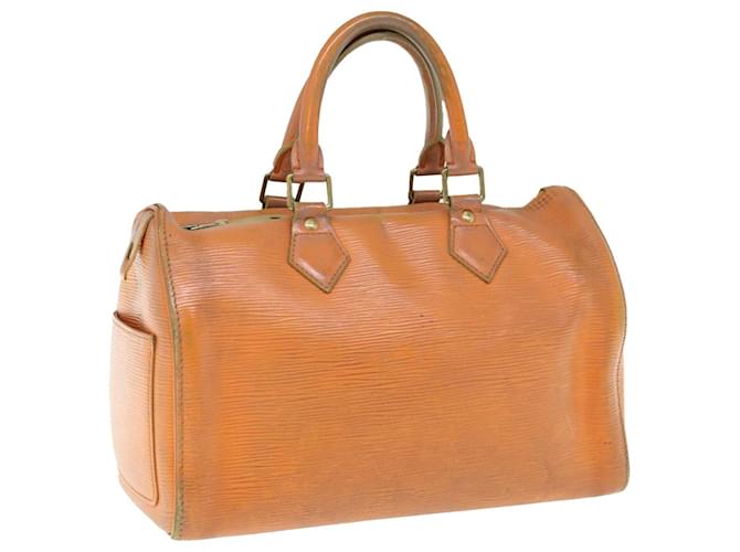 Louis Vuitton Epi Speedy 25 Hand Bag Orange Mandarin M5903H LV Auth 63504 Leather  ref.1217765