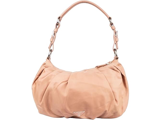 Prada Pink Cipria Nylon Flower Shoulder Bag Cloth  ref.1217832