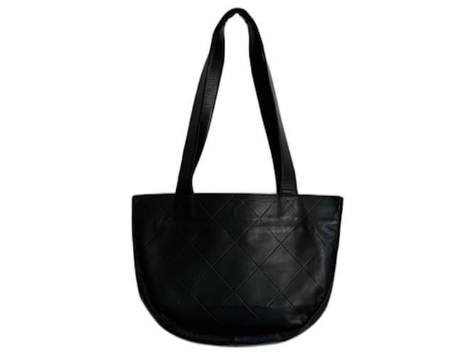 Chanel Handbags Black Leather  ref.1217851