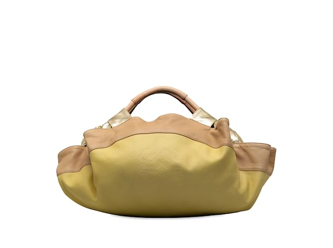 Yellow Loewe Nappa Aire Handbag Leather  ref.1217886