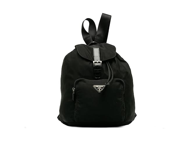 Black Prada Tessuto Backpack Cloth  ref.1218007